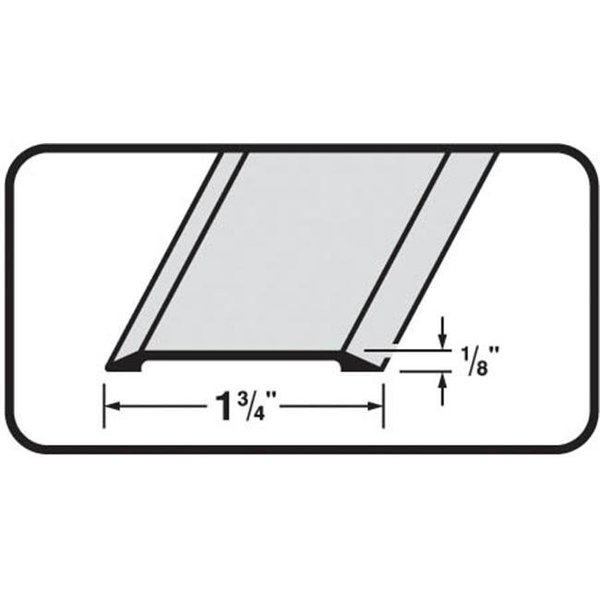 M-D M-d Products 36in. Satin Nickel Flat Top Saddle Thresholds  49010 3181906